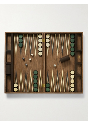 L'Objet - Matis Wood Backgammon Set - Men - Brown