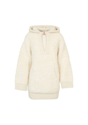 Sweater with Hood in Alpaca Wool