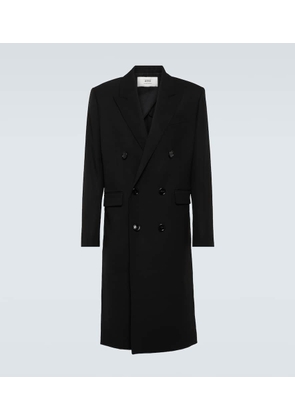Ami Paris Double-breasted wool coat