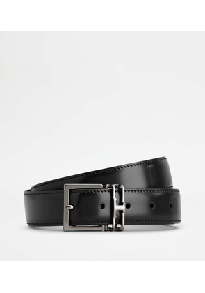 Tod's - Reversible Belt in Leather, BROWN, 105 - Belts