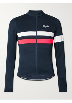 Rapha - Brevet Mesh-Panelled Recycled Cycling Jersey - Men - Blue - S