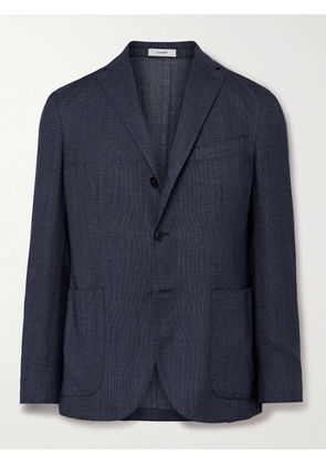 Boglioli - K-Jacket Unstructured Garment-Dyed Virgin Wool-Blend Hopsack Blazer - Men - Blue - IT 46