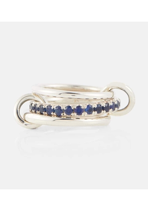Spinelli Kilcollin Petunia sterling silver ring with sapphires
