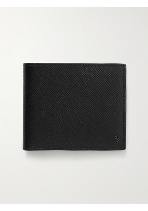 Serapian - Evoluzione Logo-Appliquéd Cross-Grain Leather Billfold Wallet - Men - Black