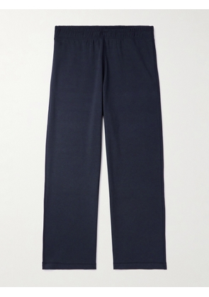 Our Legacy - Roman Olympic Straight-Leg Stretch-Jersey Trousers - Men - Blue - IT 44