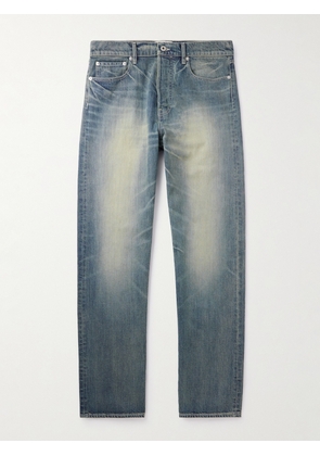 KENZO - Straight-Leg Logo-Embroidered Jeans - Men - Blue - UK/US 28