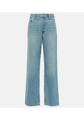 Re/Done Mid-rise straight jeans