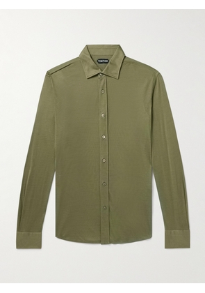 TOM FORD - Silk Shirt - Men - Green - IT 48