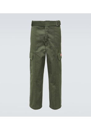 Kenzo Mid-rise cotton cargo pants