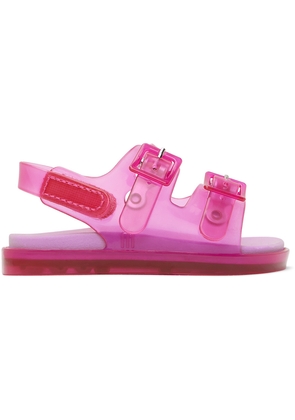 Mini Melissa Baby Pink Wide Sandals