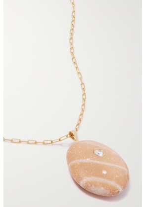 CVC Stones - Blush 18-karat Gold, Stone And Diamond Necklace - One size