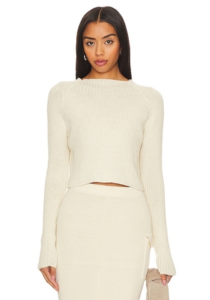 AYNI Mulli Sweater in Ivory. Size M, S, XL.