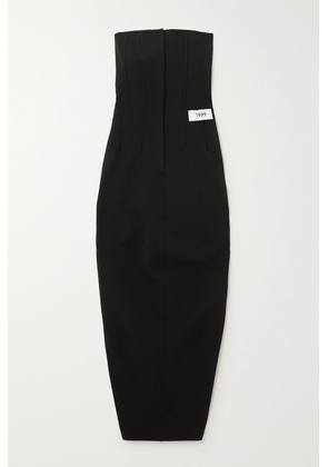 Dolce & Gabbana - Kim Zip-detailed Stretch-crepe Bustier Maxi Dress - Black - IT36,IT38,IT40,IT42,IT44,IT46,IT48
