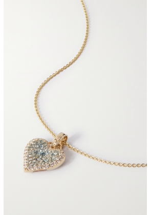 Robinson Pelham - Fortune Heart 14-karat Gold, Topaz And Diamond Necklace - One size
