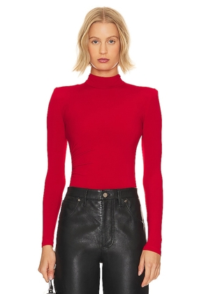 Nookie Anastasia Bodysuit in Red. Size M, S, XL/1X, XS.