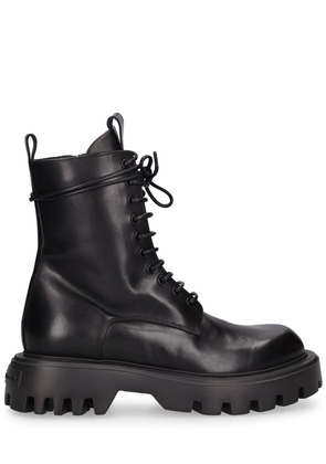 Gaucho Leather Lace-up Boots