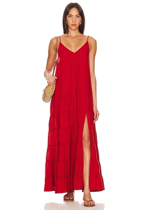 LSPACE Goldie Coverup Dress in Red. Size XS/S.