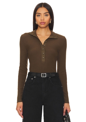 Nation LTD Chase Turtleneck in Chocolate. Size XL/1X, XS.
