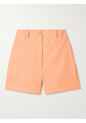 Patou - Wool-blend Twill Shorts - Orange - FR34,FR36,FR38,FR40,FR42,FR44