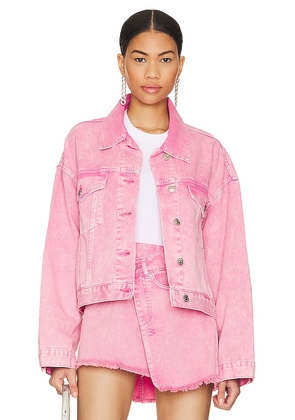 Steve Madden Sienna Jacket in Pink. Size M, S, XL, XS.