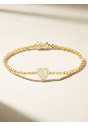 Jennifer Meyer - Mini 18-karat Gold Diamond Tennis Bracelet - One size
