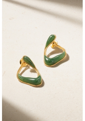 Fernando Jorge - Stream 18-karat Gold Jade Earrings - Green - One size