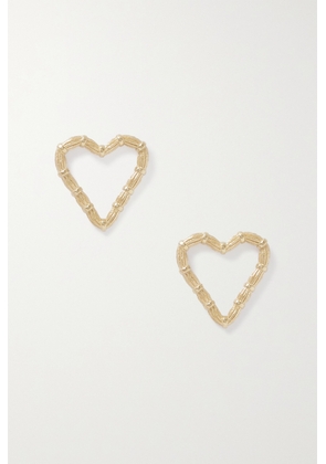 Bleue Burnham - + Net Sustain Heart Willow Recycled 9-karat Gold Earrings - One size