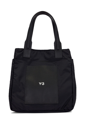 Y-3 Yohji Yamamoto Lux Bag in Black.