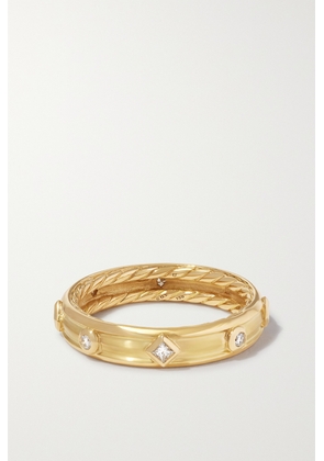 David Yurman - Modern Renaissance 18-karat Gold Diamond Ring - 5,6,7,8
