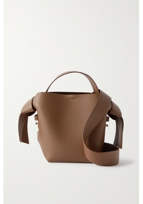 Acne Studios - Musubi Mini Knotted Leather Shoulder Bag - Brown - One size