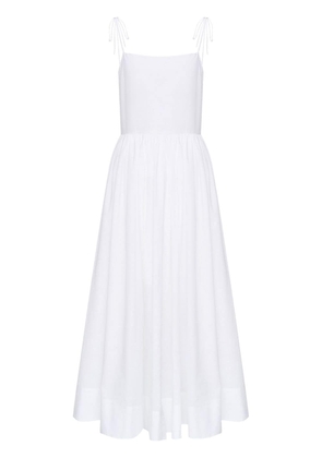12 STOREEZ open-back organic-cotton midi dress - White