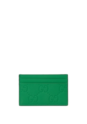Gucci GG Supreme rectangle cardholder - Green