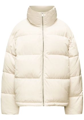 12 STOREEZ high-neck quilted padded jacket - Neutrals