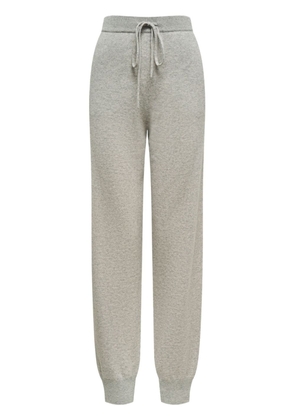12 STOREEZ drawstring-elasticated wool-blend track pants - Grey
