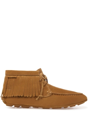 Bally Kaory fringed suede loafers - Neutrals