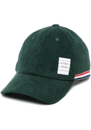 Thom Browne corduroy baseball cap - Green