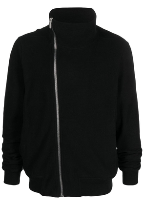 Rick Owens Bauhaus zip-up cotton sweatshirt - Black