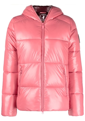 Save The Duck Lois hooded padded jacket - Pink