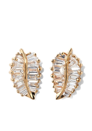 Anita Ko Palm Lead diamond earrings - Gold