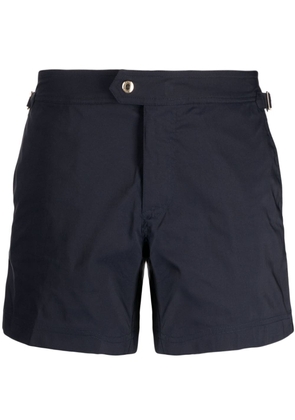 TOM FORD piped-trim swim shorts - Blue