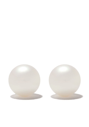 Yoko London 18kt white gold Classic Akoya pearl stud earrings - 7