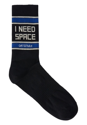 Off-White I Need Space cotton socks - Black