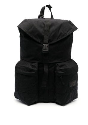 Filson logo-patch ripstop backpack - Black
