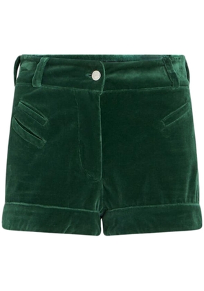 ETRO velvet cotton shorts - Green