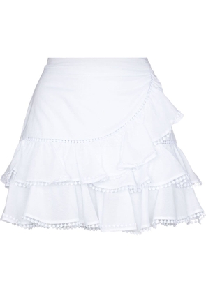 Charo Ruiz Ibiza Fera layered miniskirt - White