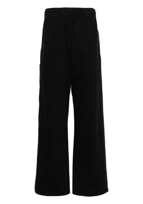 Yeezy straight-leg cotton trousers - Black