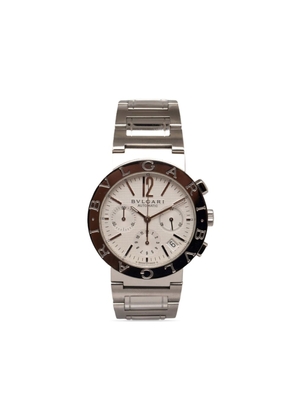 Bvlgari Pre-Owned pre-owned chronograph stainless-steel 41mm - Silver