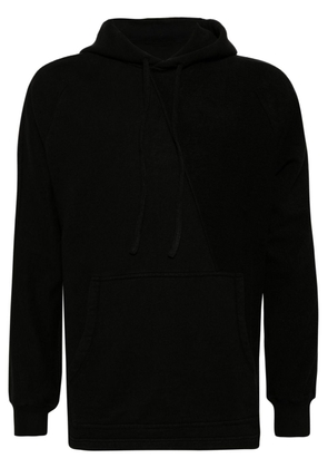 Maharishi Kesagiri hemp-organic cotton blend hoodie - Black