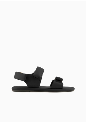 OFFICIAL STORE Padded Nappa-leather Flat Sandals