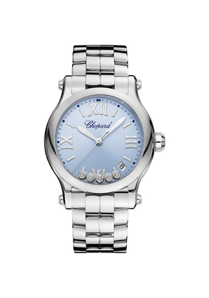 Chopard Lucent Steel And Diamond Happy Sport Watch 36M